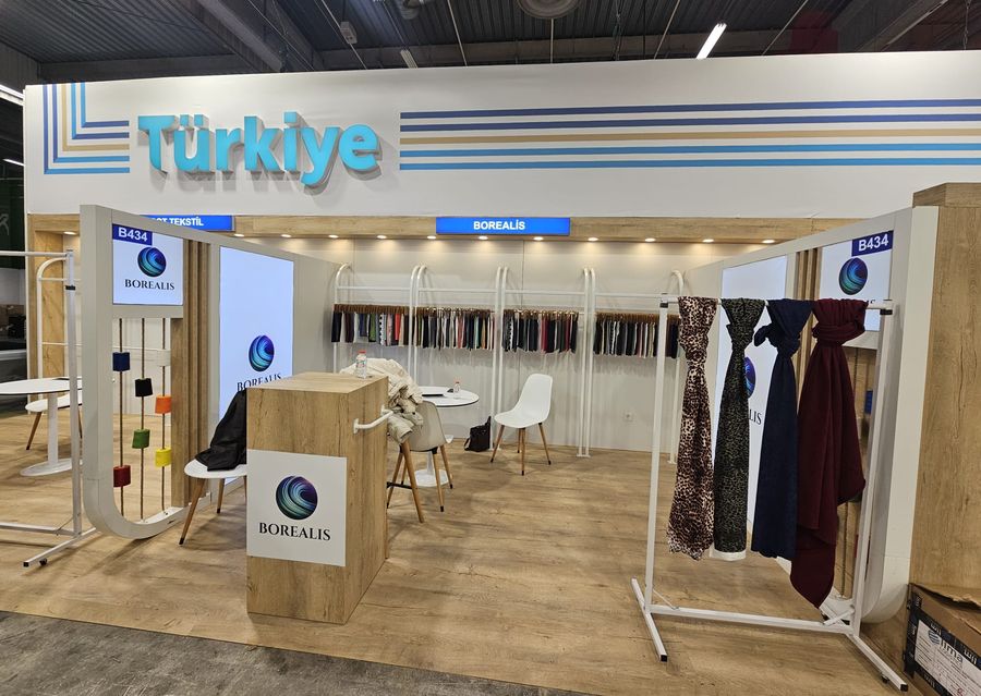 Borealis booth at Texworld Istanbul, full view